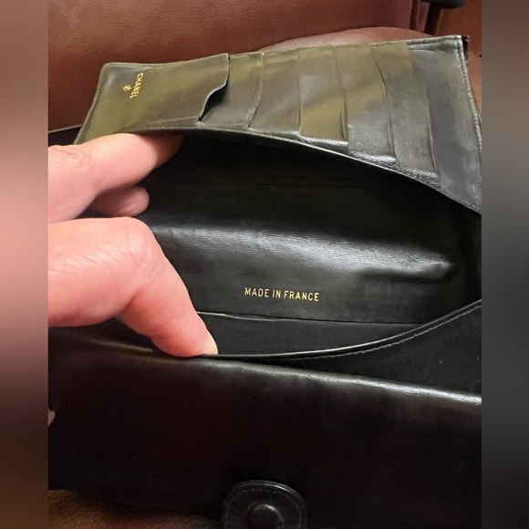 Authentic Vintage Chanel Timeless CC Long Wallet. box and authenticated card. - Picture 10 of 17